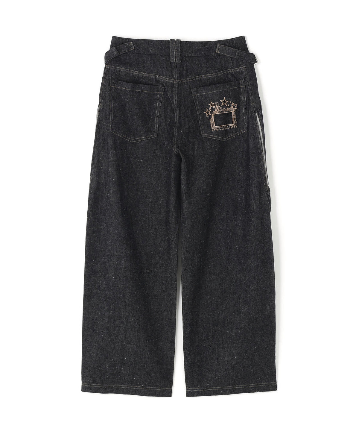 NULLUS/ヌルス/LOW POLY SHIFT DENIM/NUAW26TRO004-BLK