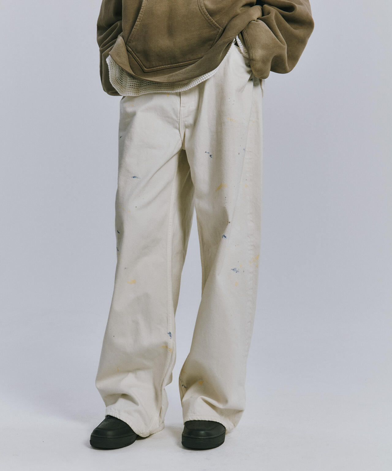 ANCELLM/アンセルム/STRAIGHT WIDE DENIM PANTS/ANC-PT146-A