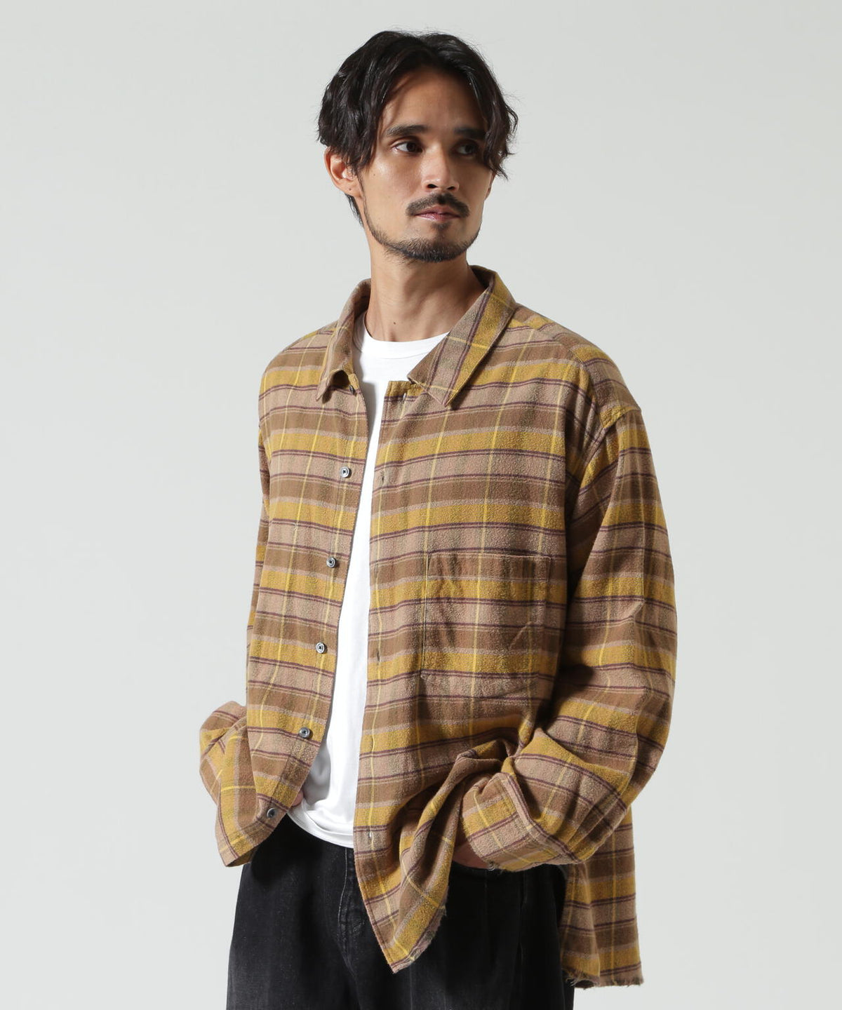ANCELLM/アンセルム/NEL CHECK SHIRT/ANC-SH103