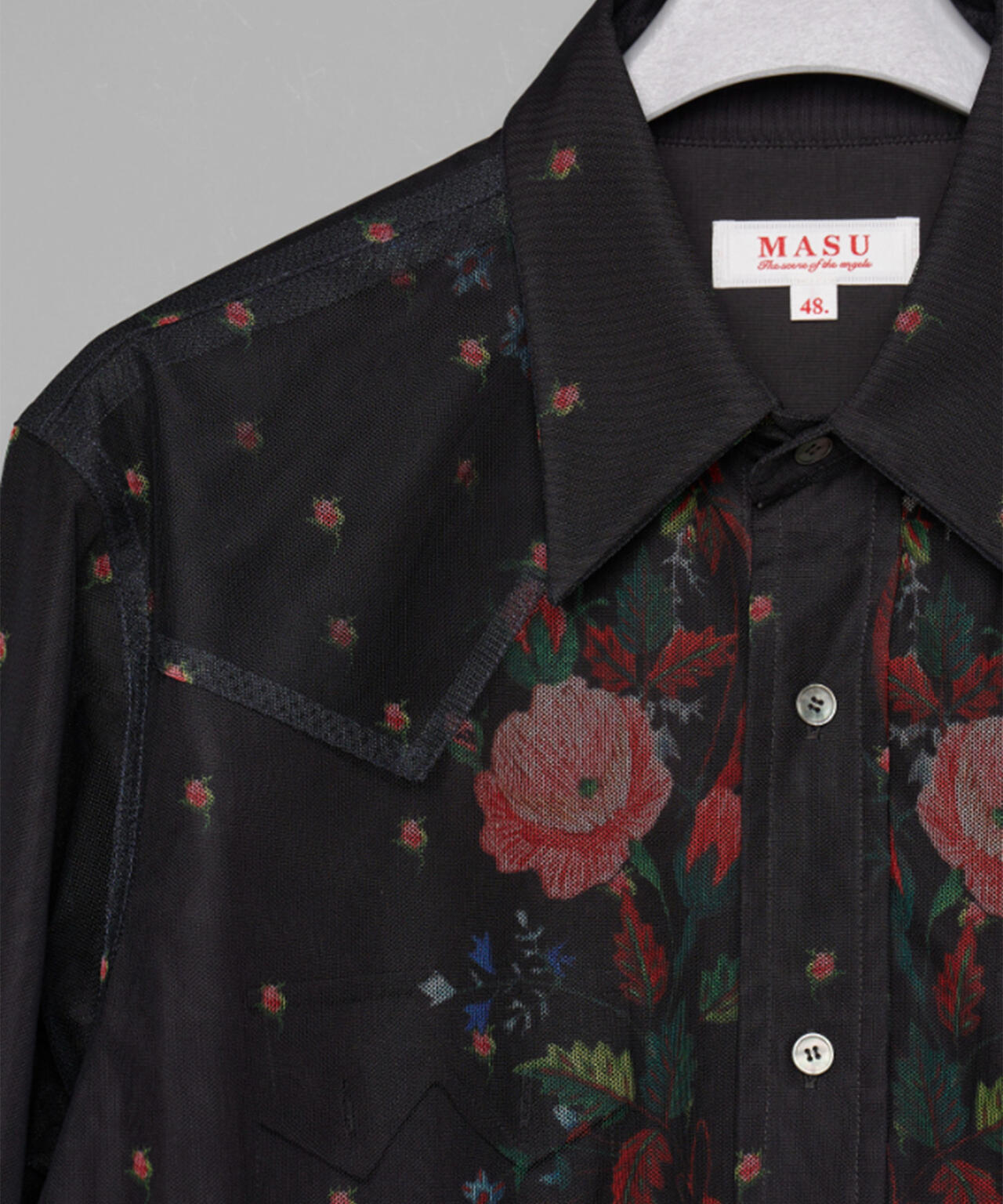 MASU/エムエーエスユー/ROCOCO LAYERED WESTERN SHIRT/M26H9SL003