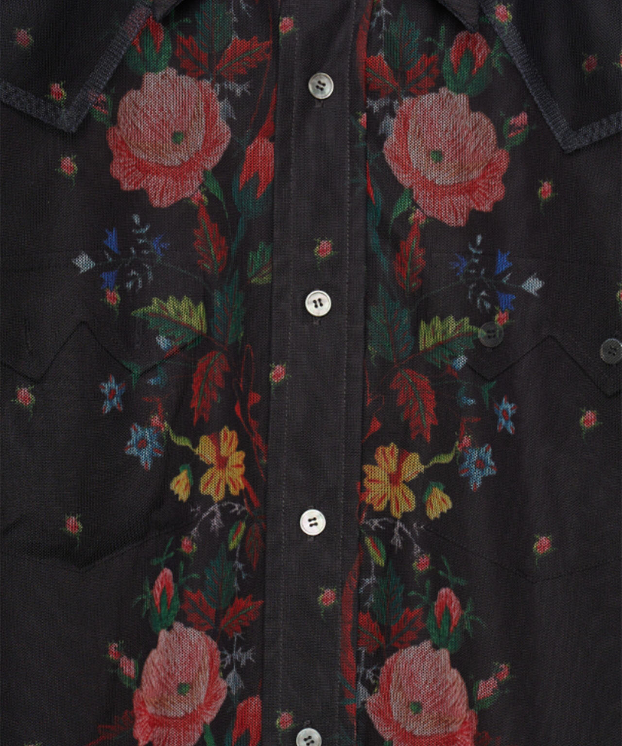 MASU/エムエーエスユー/ROCOCO LAYERED WESTERN SHIRT/M26H9SL003