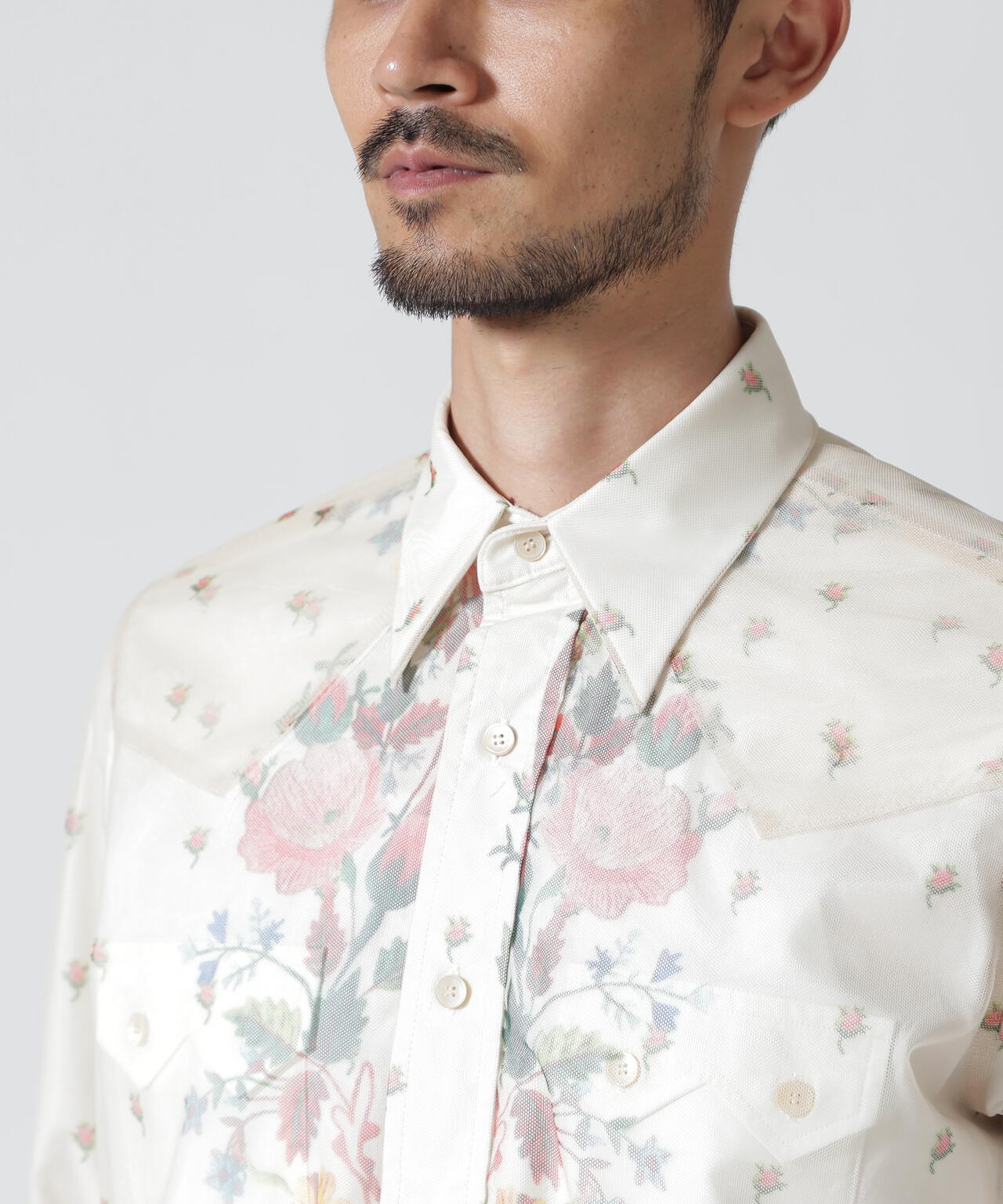 MASU/エムエーエスユー/ROCOCO LAYERED WESTERN SHIRT/M26H9SL003