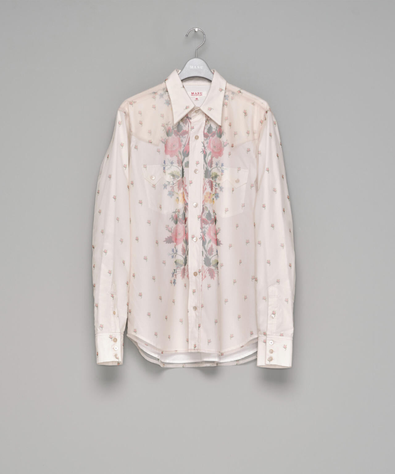 MASU/エムエーエスユー/ROCOCO LAYERED WESTERN SHIRT/M26H9SL003