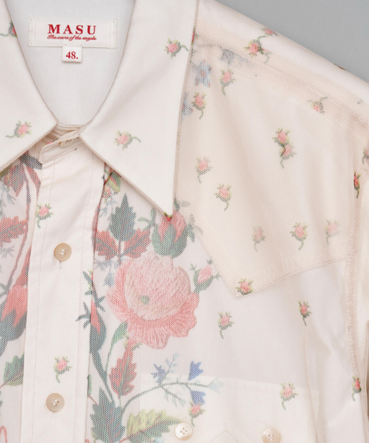 MASU/エムエーエスユー/ROCOCO LAYERED WESTERN SHIRT/M26H9SL003