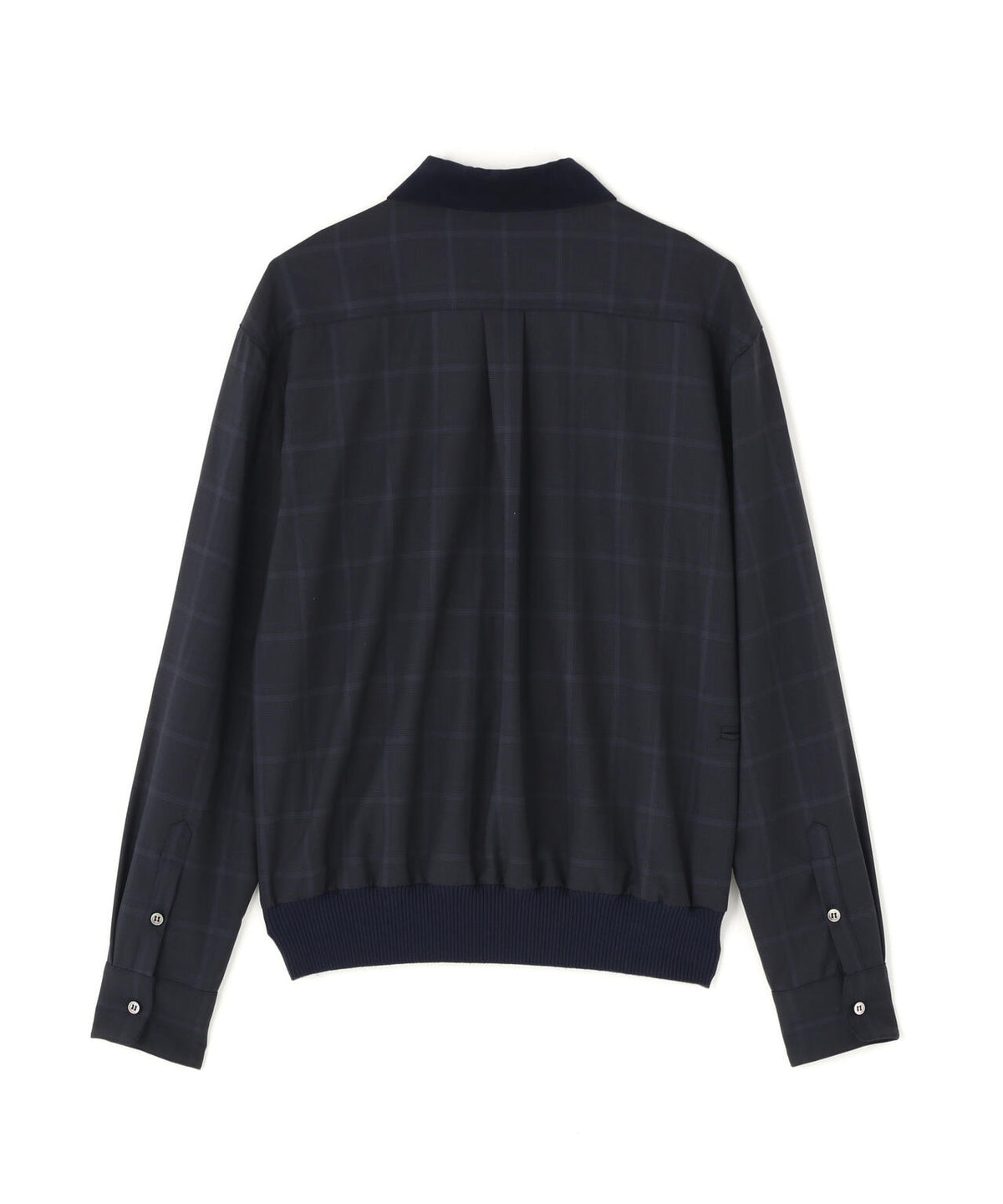 Toironier/トワロニエ/Ribbed Hem Wool Shirts