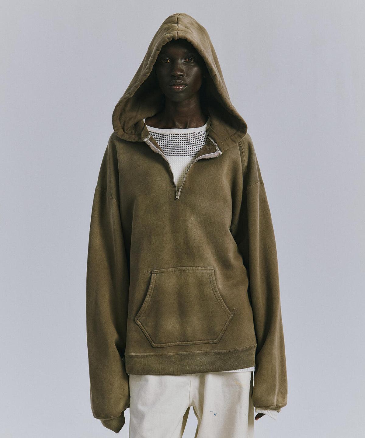 ANCELLM/アンセルム/FLEECE-LINED SWEAT HOODIE/ANC-CT173
