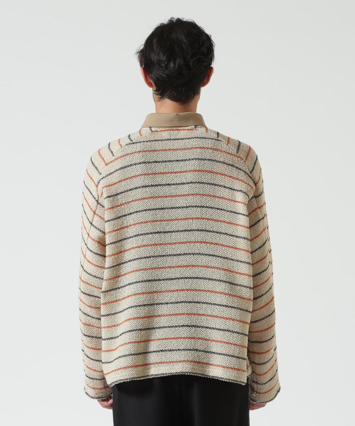 ANCELLM/アンセルム/CUT BORDER SKIPPER SHIRT/ANC-CT182