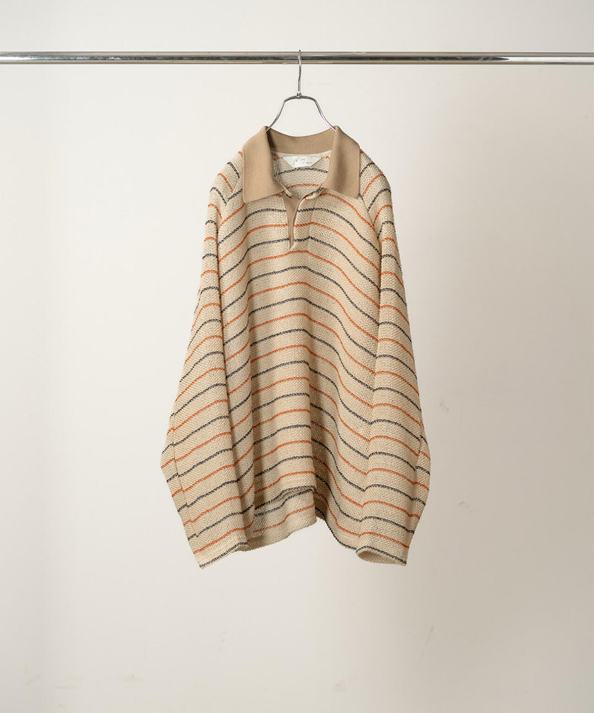 ANCELLM/アンセルム/CUT BORDER SKIPPER SHIRT/ANC-CT182