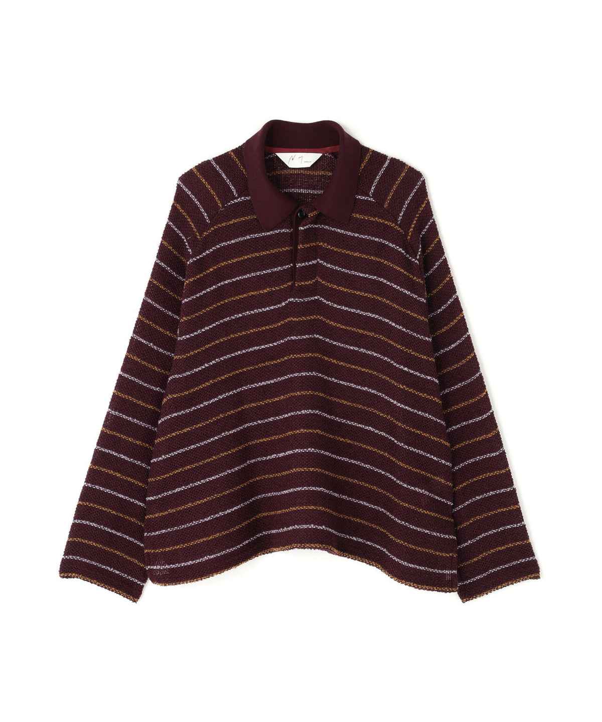 ANCELLM/アンセルム/CUT BORDER SKIPPER SHIRT/ANC-CT182