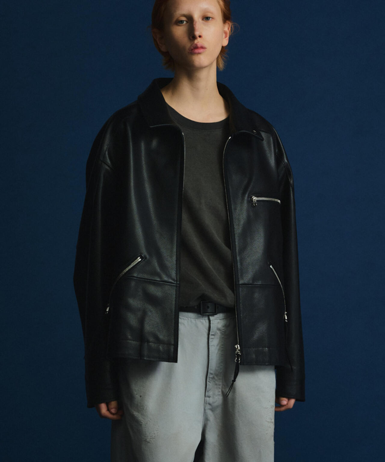 ANCELLM×GARDEN/アンセルム×ガーデン/COWHIDE ZIP UP JACKET/ANC-GRD-JK01