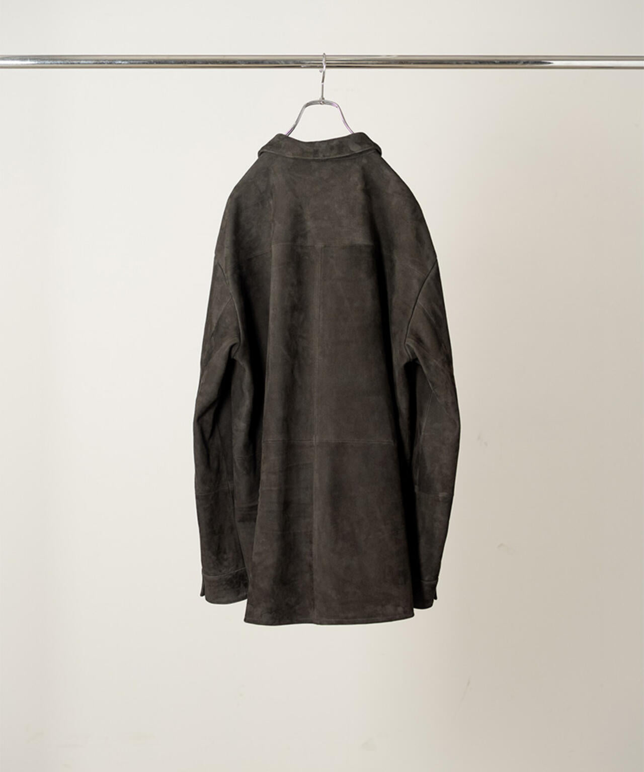 ANCELLM/アンセルム/GEEP LEATHER OVER SHIRT/ANC-SH99
