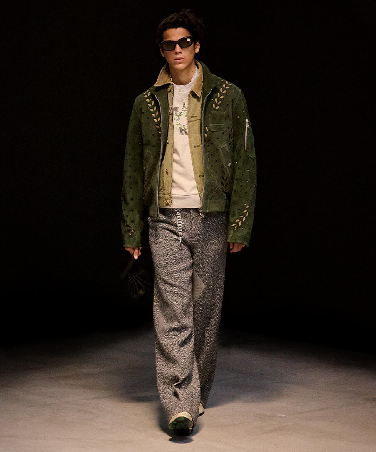 MASU/エムエーエスユー/IVY HOLE LEATHER FLIGHT JACKET/M26H9BL005