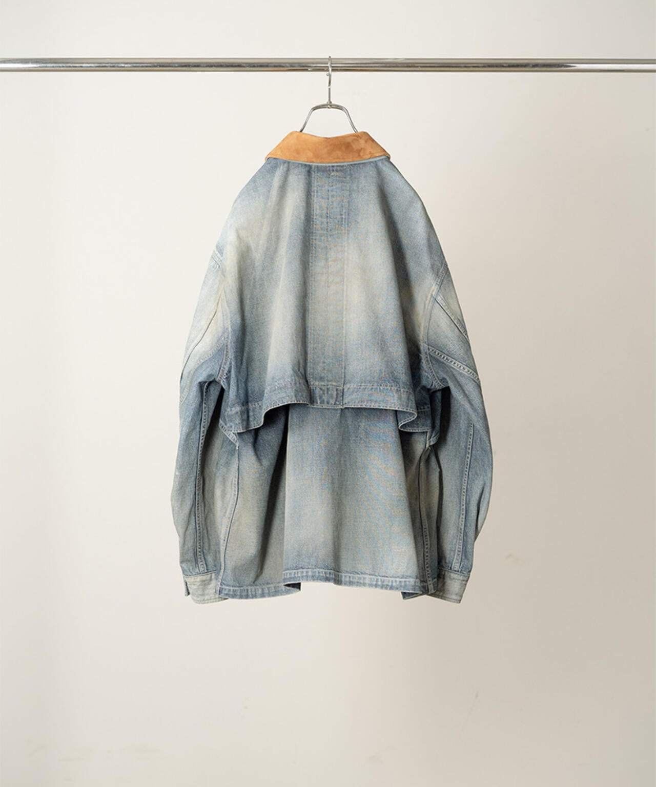 ANCELLM/アンセルム/AGING DENIM HALF JACKET/ANC-JK99-B
