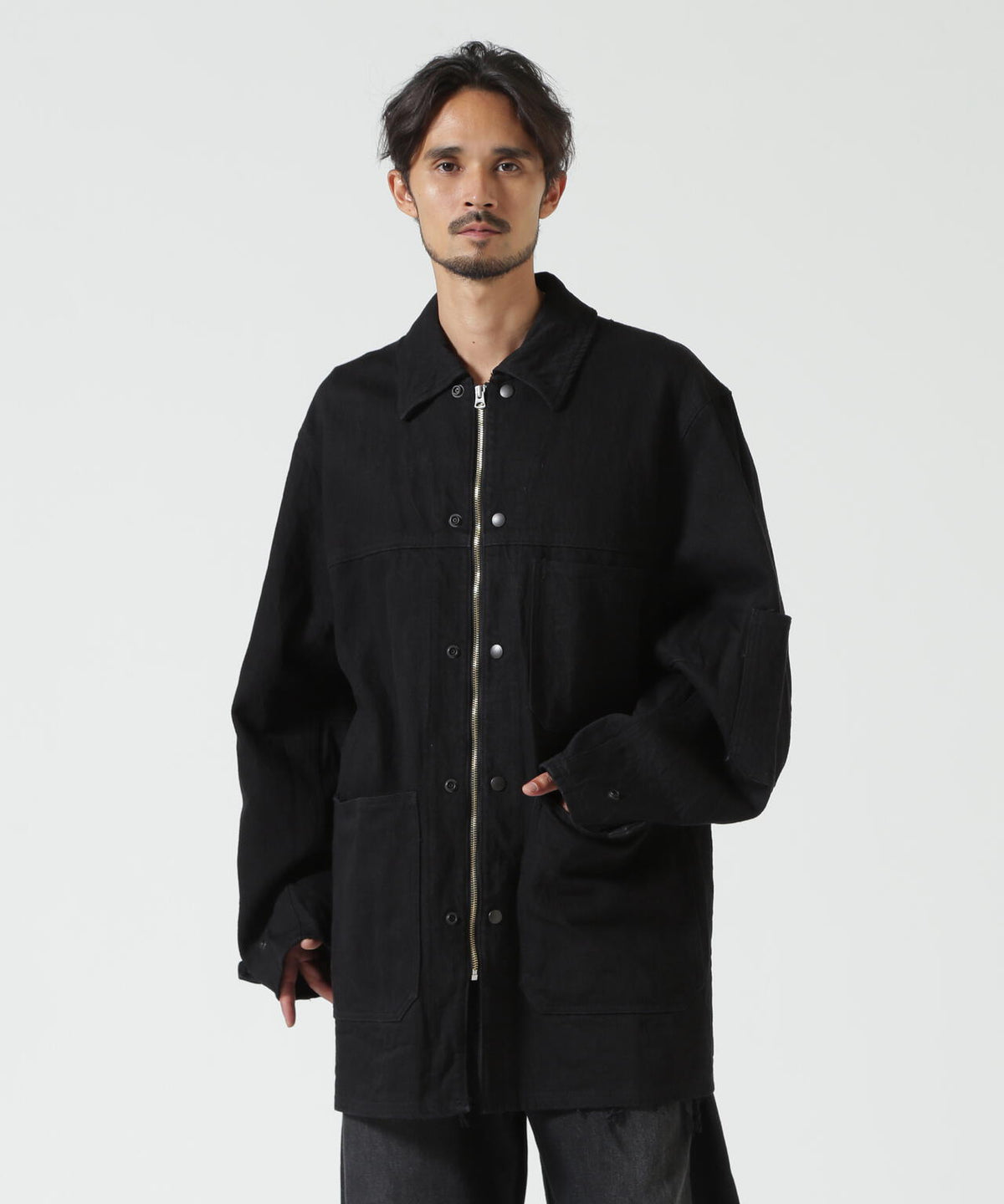 barbell object/バーベルオブジェクト/denim coverall/bo-07a01