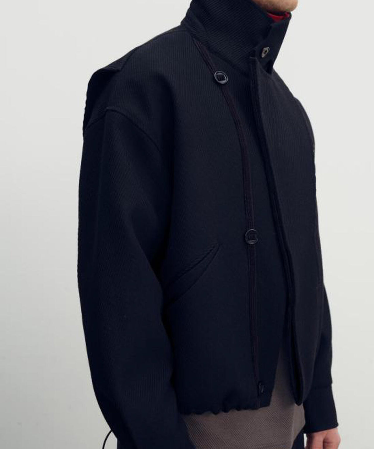 NULLUS/ヌルス/LAYERED PLACKET MK3/NUAW26JAC006-BLK