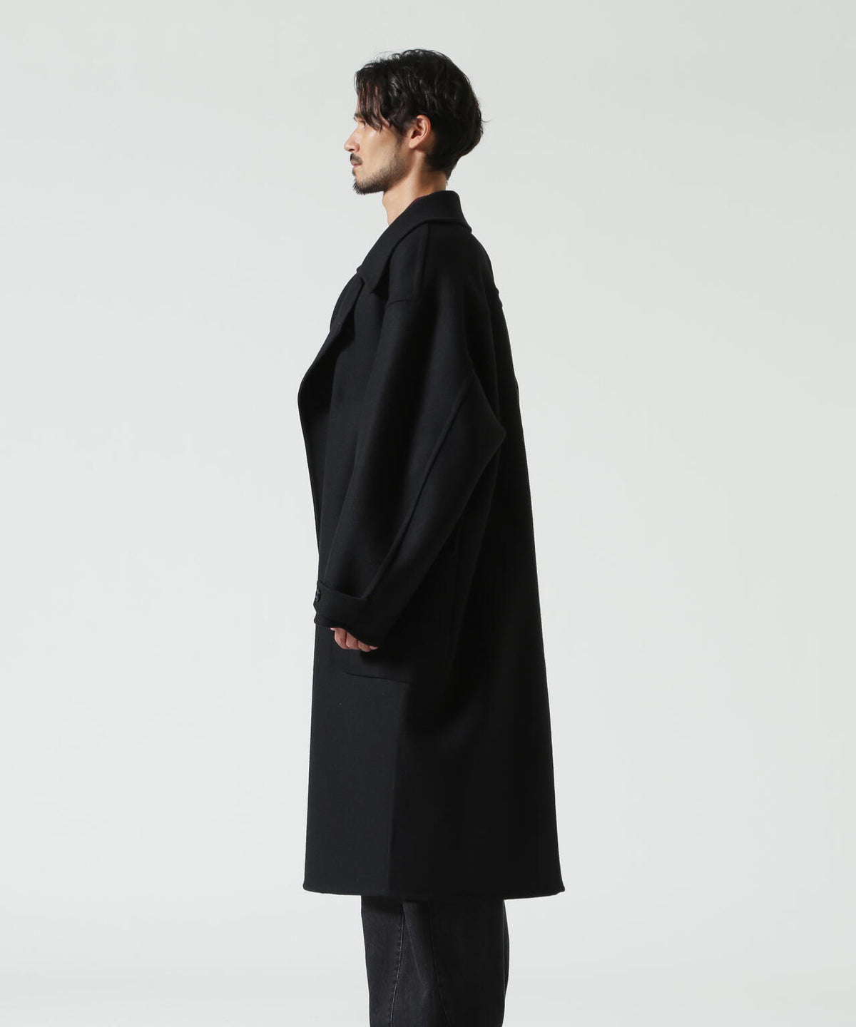 YOKE/ヨーク/Wool Cashmere Double Breasted Rever Coat/YK26FW01317C