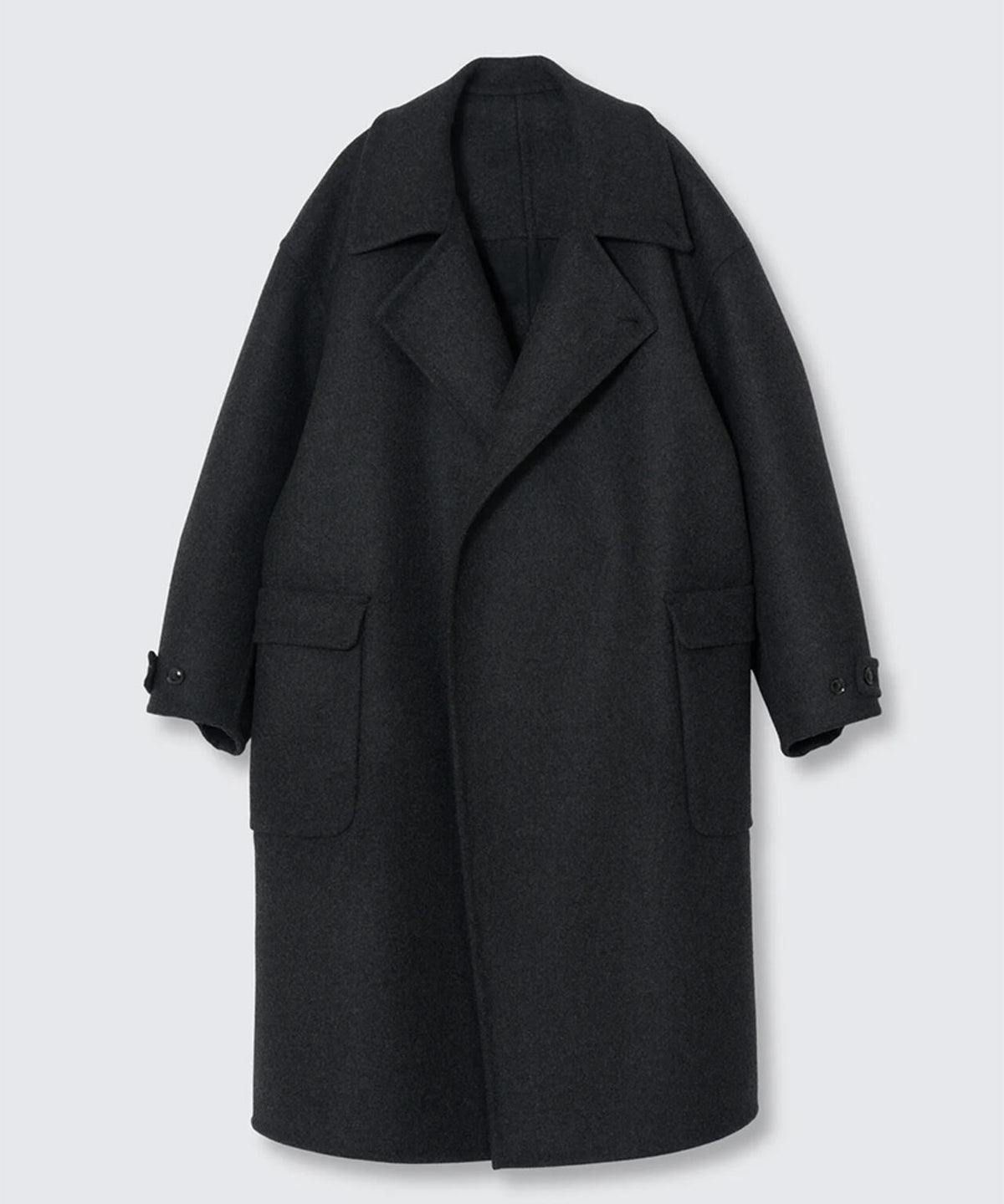 YOKE/ヨーク/Wool Cashmere Double Breasted Rever Coat/YK26FW01317C