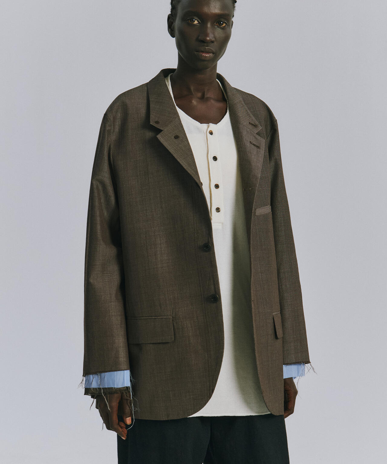 ANCELLM/アンセルム/LAYERED TAILORED JACKET/ANC-JK106