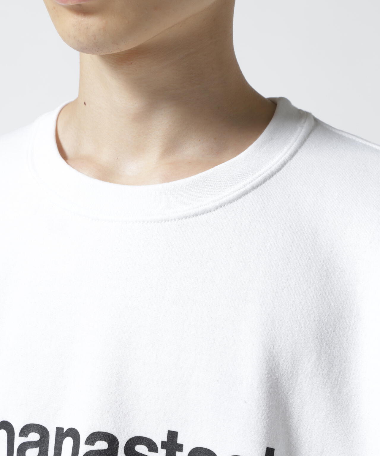 MANASTASH/マナスタッシュ/StackLogo CrewneckSweat/グラフィックプリントクルーネックスウェット