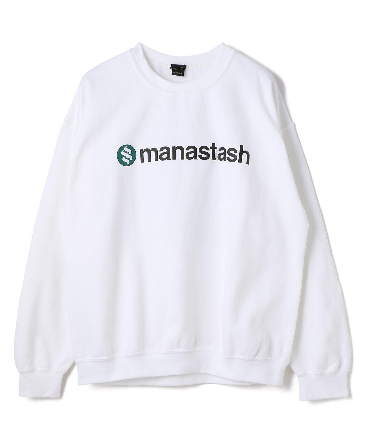 MANASTASH/マナスタッシュ/StackLogo CrewneckSweat/グラフィックプリントクルーネックスウェット