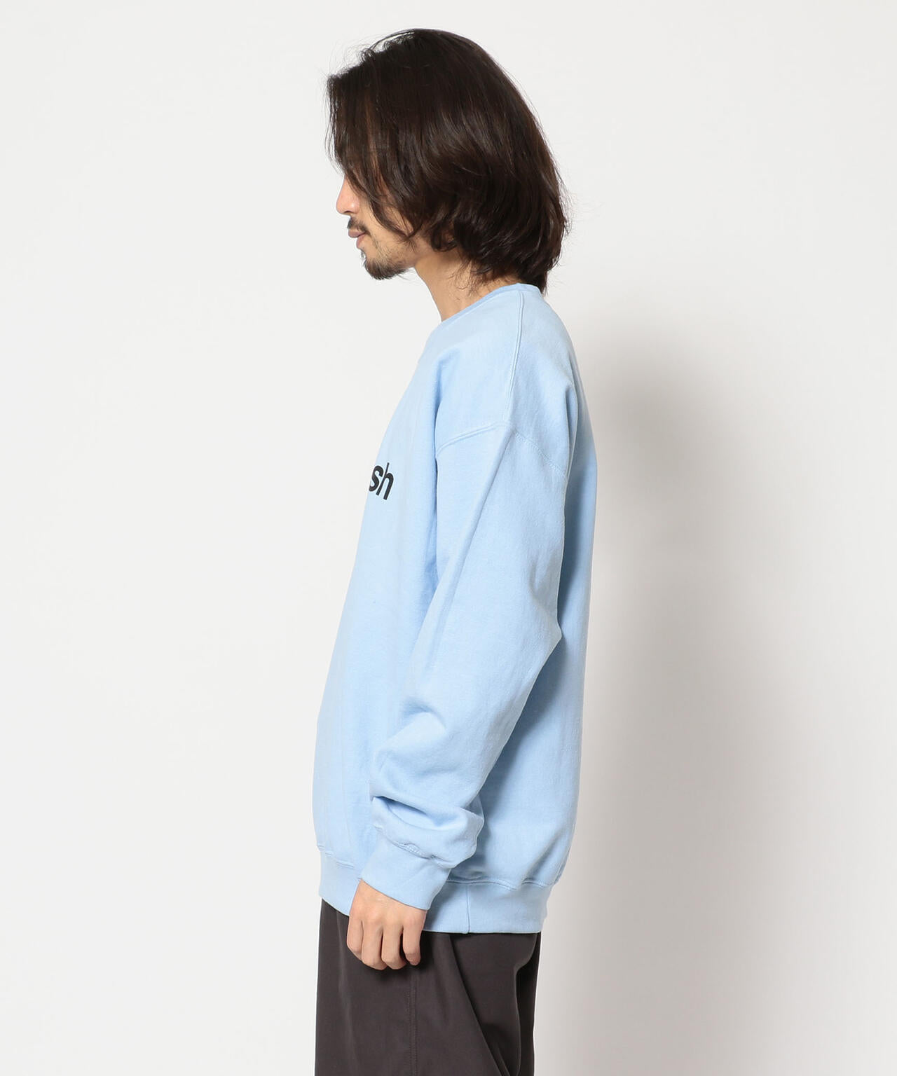 MANASTASH/マナスタッシュ/StackLogo CrewneckSweat/グラフィックプリントクルーネックスウェット