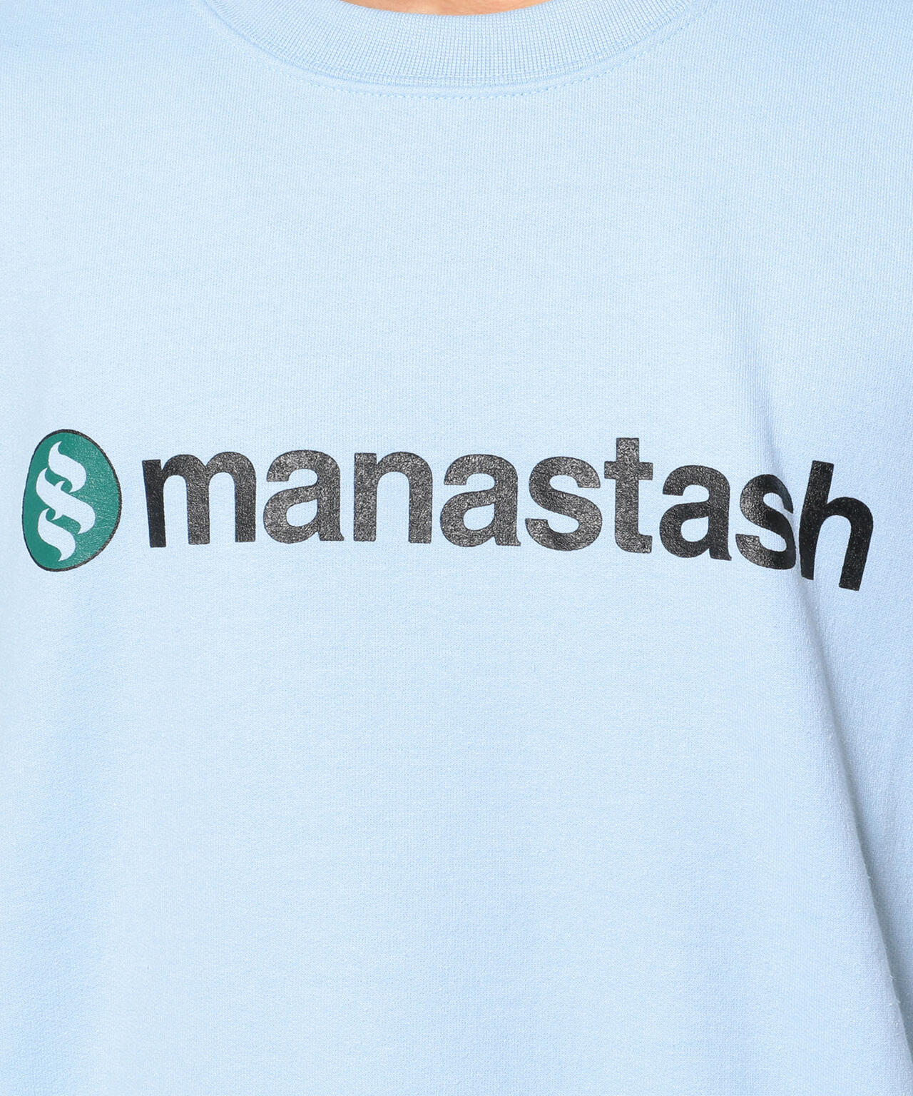 MANASTASH/マナスタッシュ/StackLogo CrewneckSweat/グラフィックプリントクルーネックスウェット