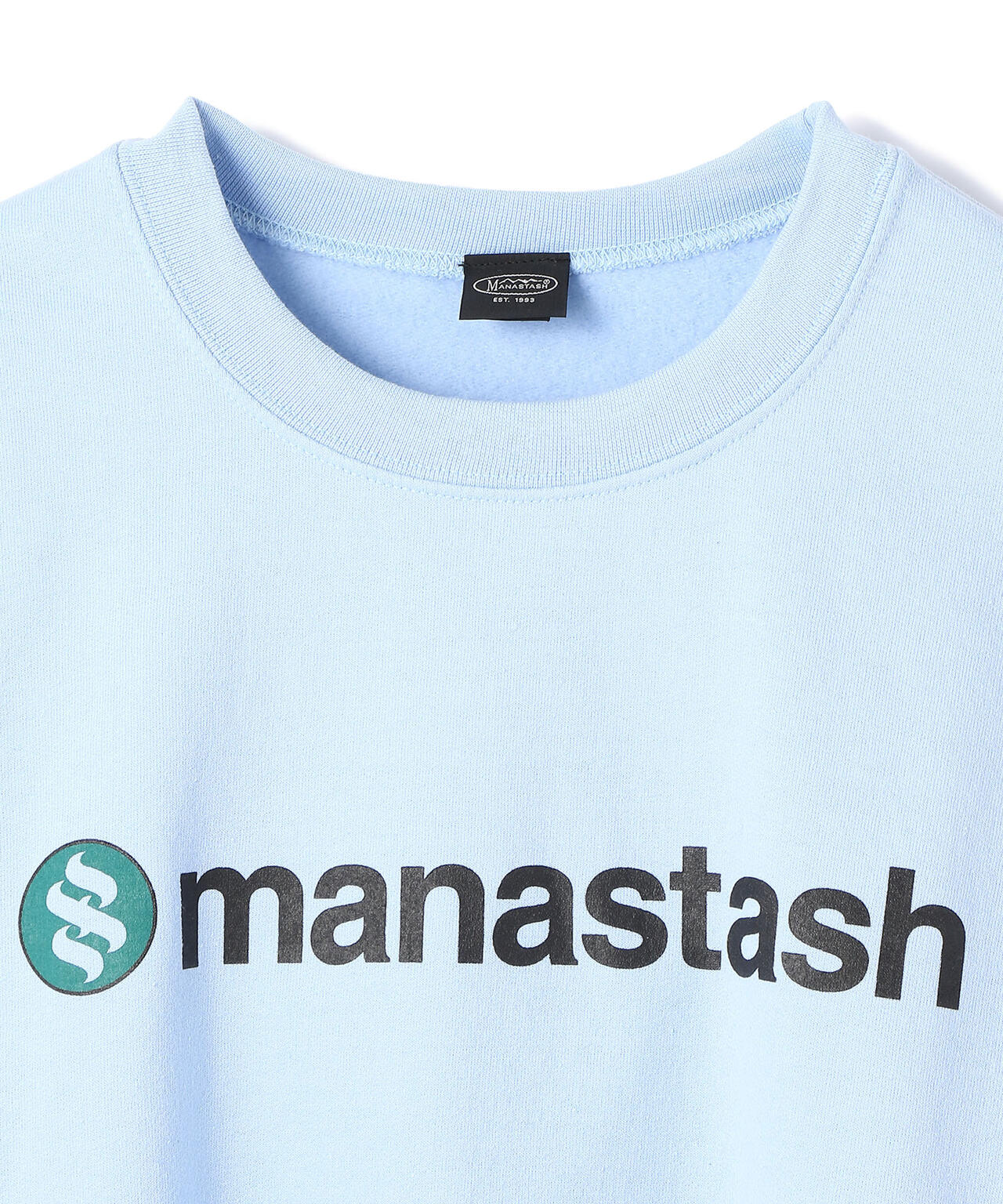 MANASTASH/マナスタッシュ/StackLogo CrewneckSweat/グラフィックプリントクルーネックスウェット