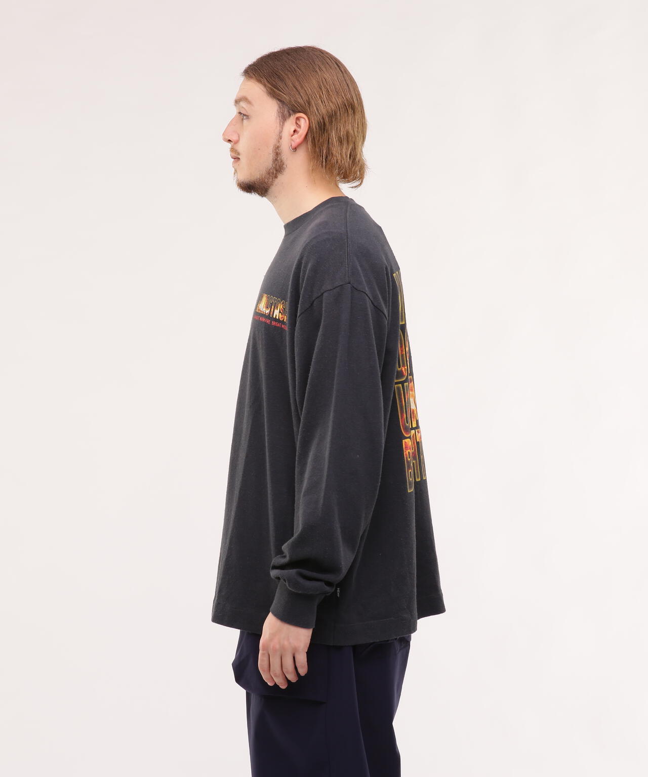 MANASTASH/マナスタッシュ/HEMP L/S TEE DARK NIGHT