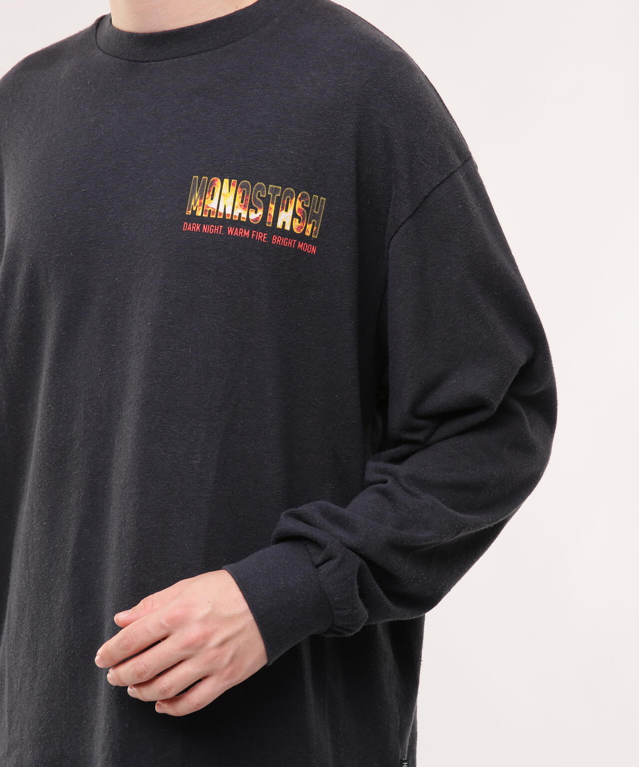 MANASTASH/マナスタッシュ/HEMP L/S TEE DARK NIGHT
