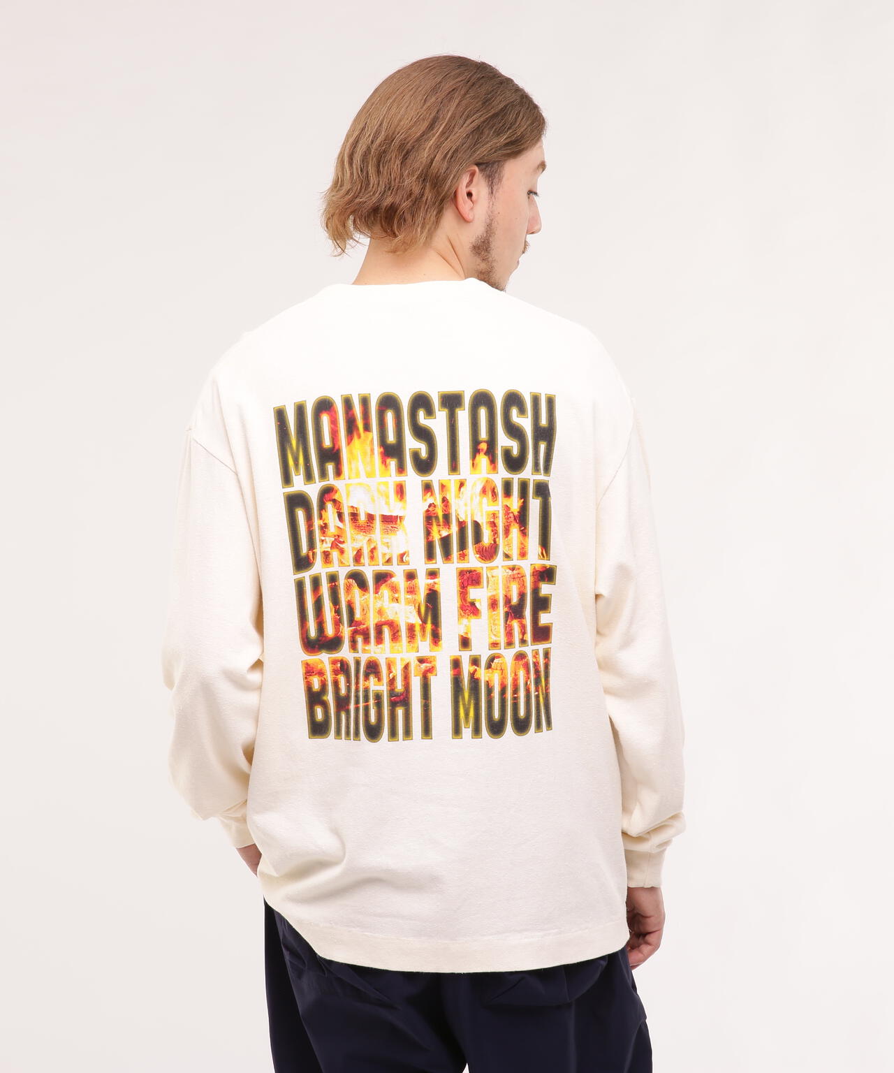 MANASTASH/マナスタッシュ/HEMP L/S TEE DARK NIGHT