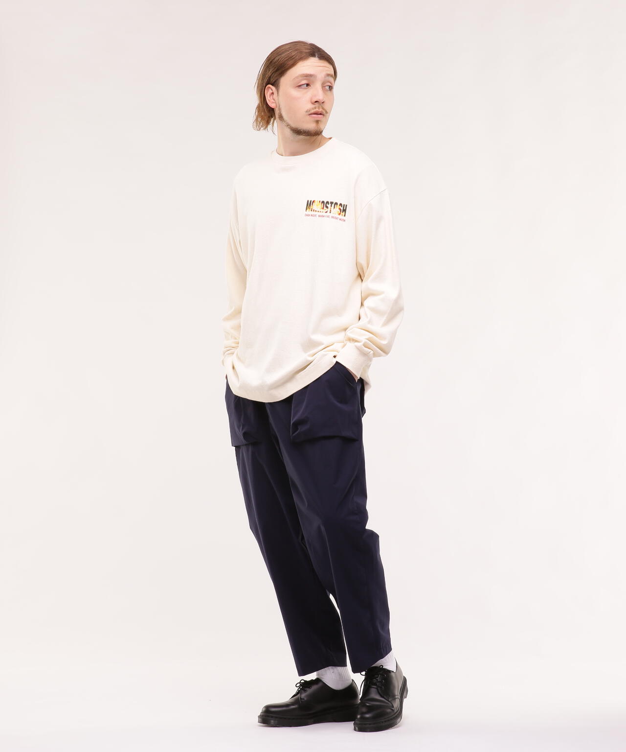 MANASTASH/マナスタッシュ/HEMP L/S TEE DARK NIGHT