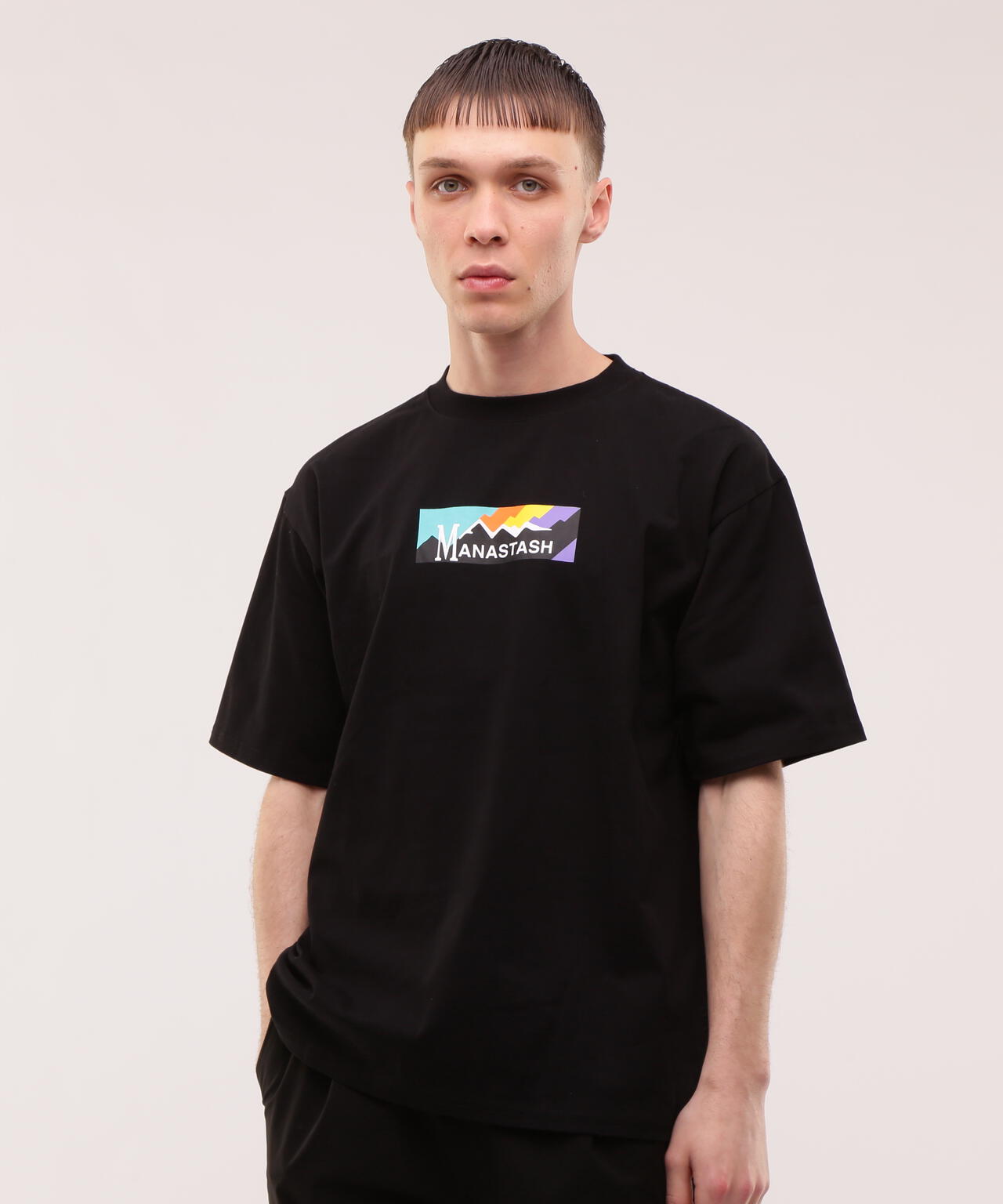 MANASTASH/マナスタッシュ/RAINBOW LOGO TEE /Tシャツ