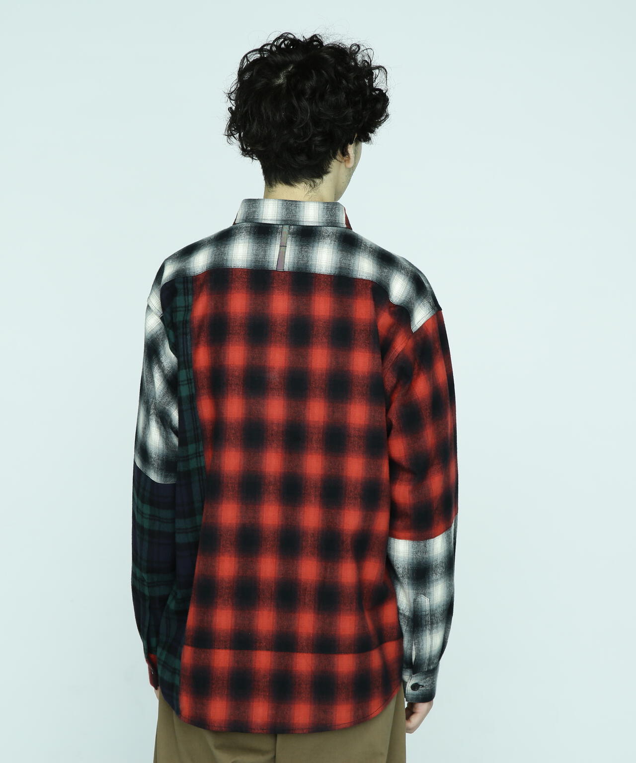 MANASTASH/マナスタッシュ/PATCHED FLANNEL SHIRT/フランネルシャツ
