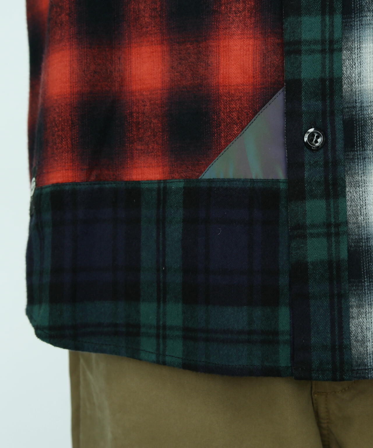 MANASTASH/マナスタッシュ/PATCHED FLANNEL SHIRT/フランネルシャツ