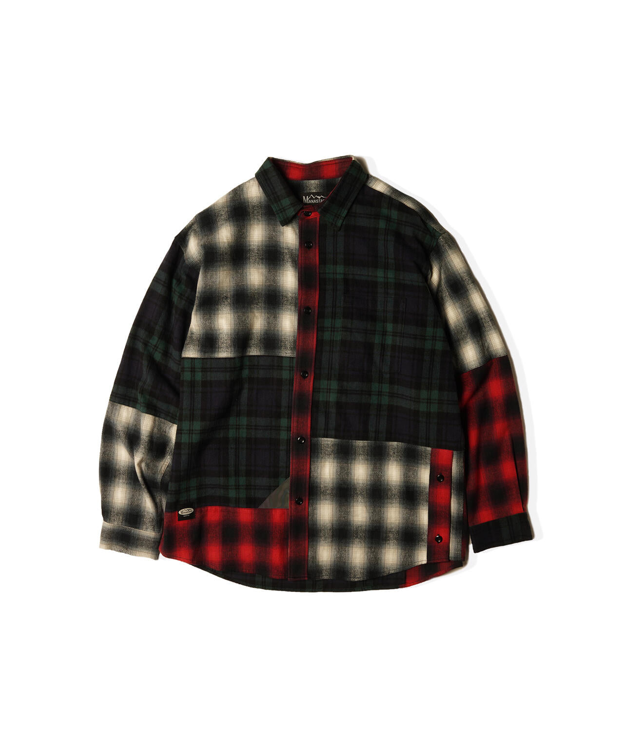 MANASTASH/マナスタッシュ/PATCHED FLANNEL SHIRT/フランネルシャツ