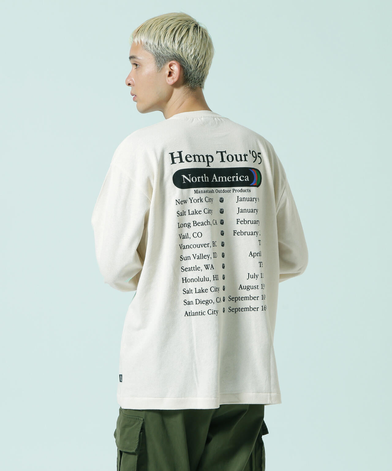 MANASTASH/マナスタッシュ/HEMP L/S TEE HEMP TOUR