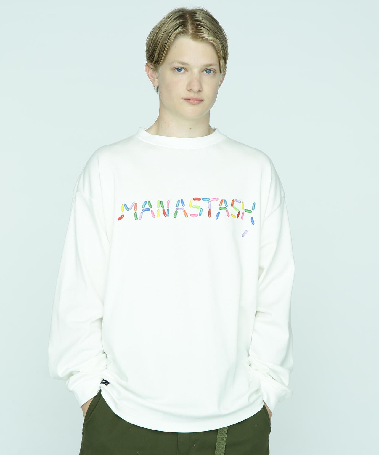 MANASTASH/マナスタッシュ/CHILLIMESH L/S TEE JB LOGO