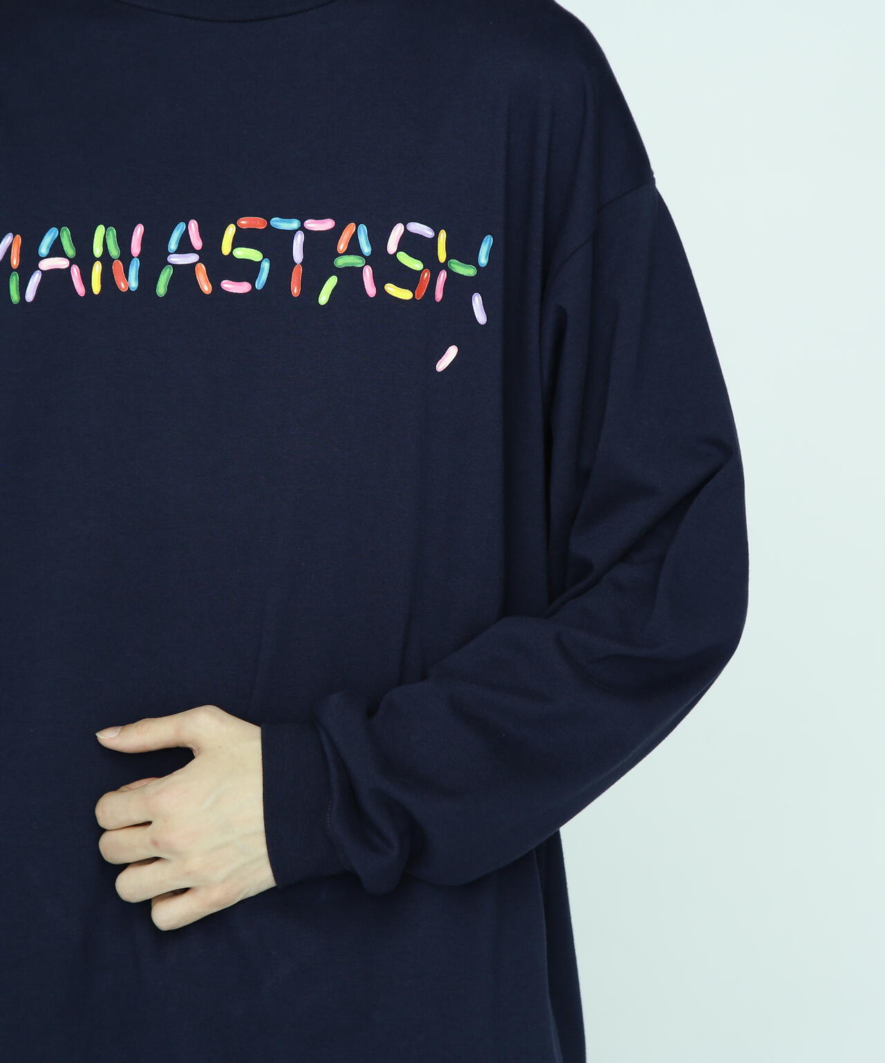 MANASTASH/マナスタッシュ/CHILLIMESH L/S TEE JB LOGO