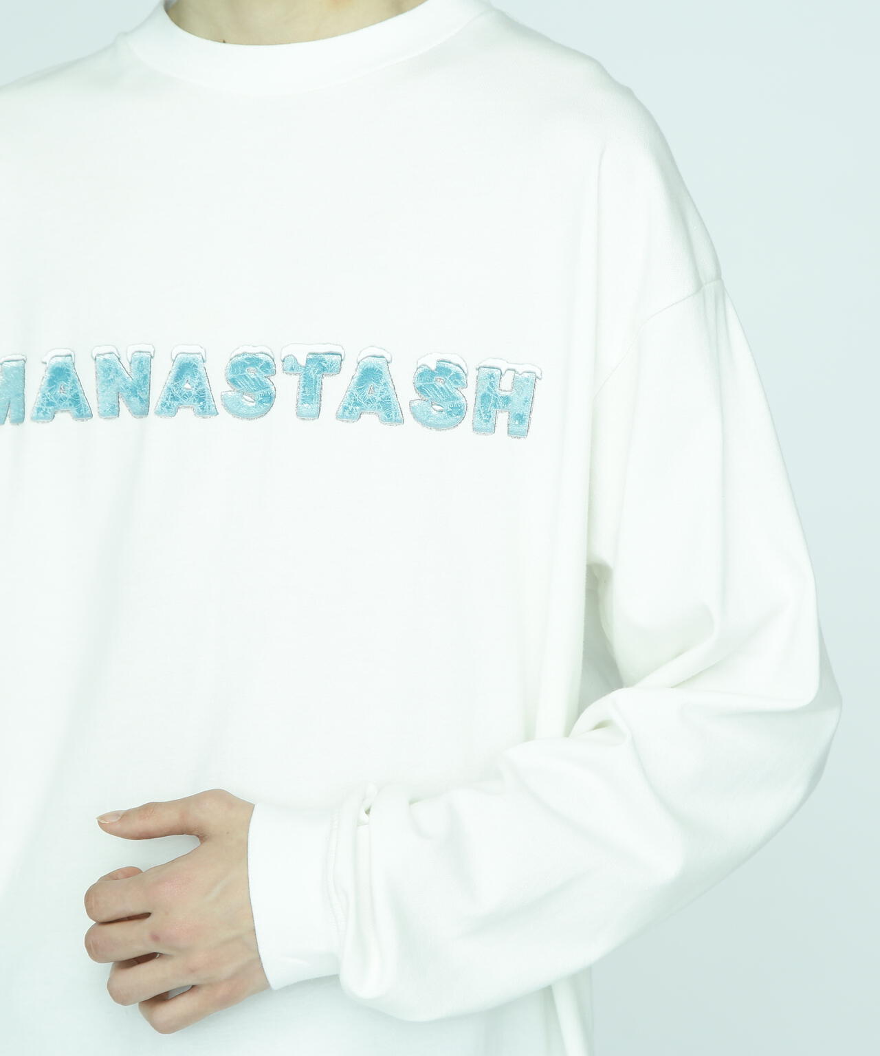 MANASTASH/マナスタッシュ/CHILLIMESH L/S TEE ICE LOGO