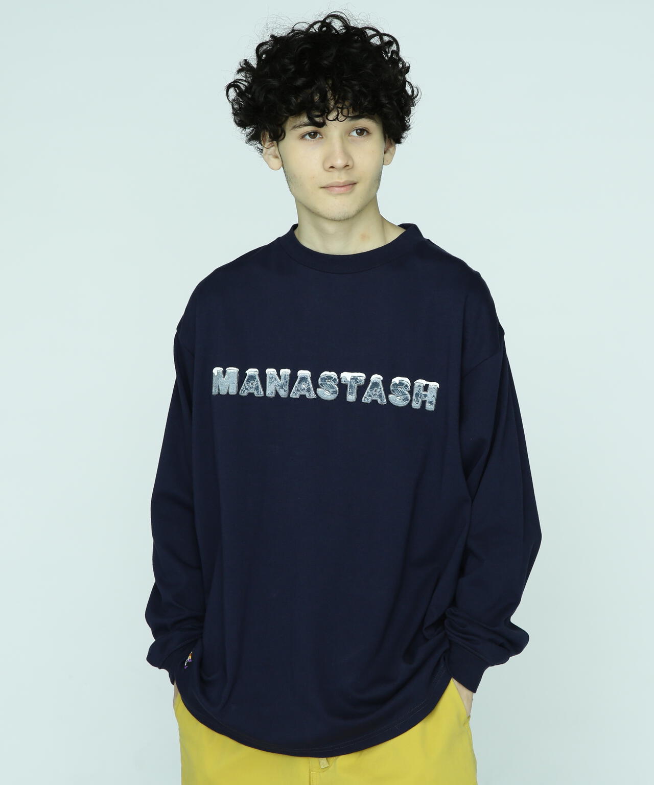 MANASTASH/マナスタッシュ/CHILLIMESH L/S TEE ICE LOGO