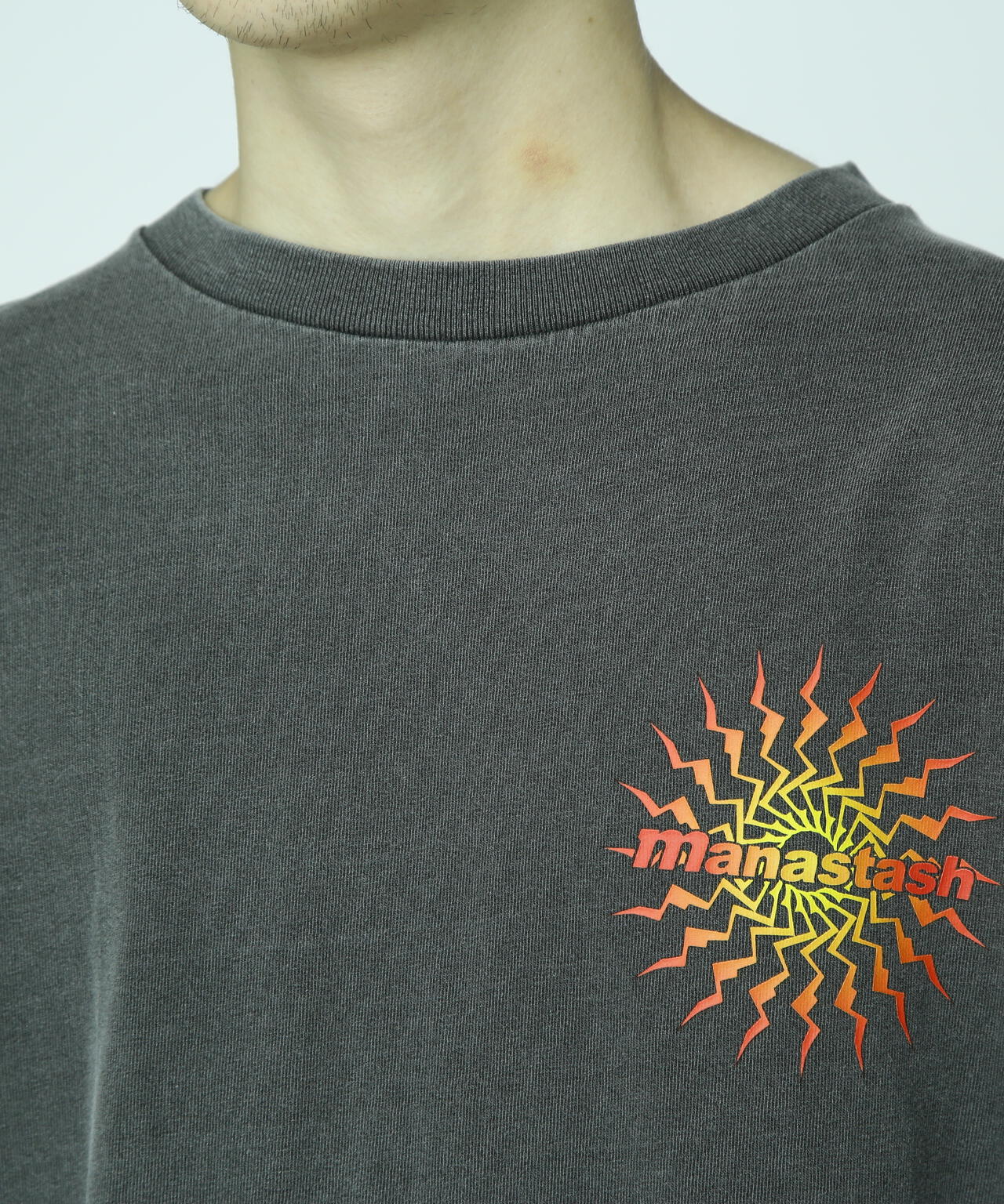 MANASTASH/マナスタッシュ/PUMICE L/S TEE MTN BURST