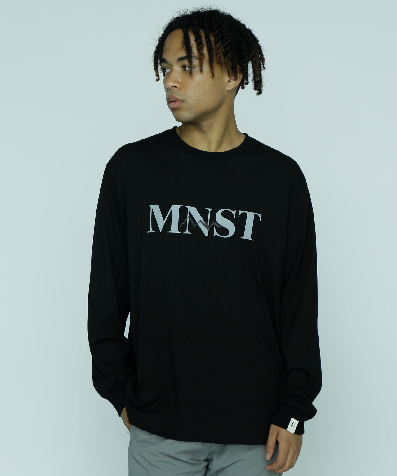 MANASTASH/マナスタッシュ/MNST LOGO L/S TEE/ロゴロングスリーブTシャツ