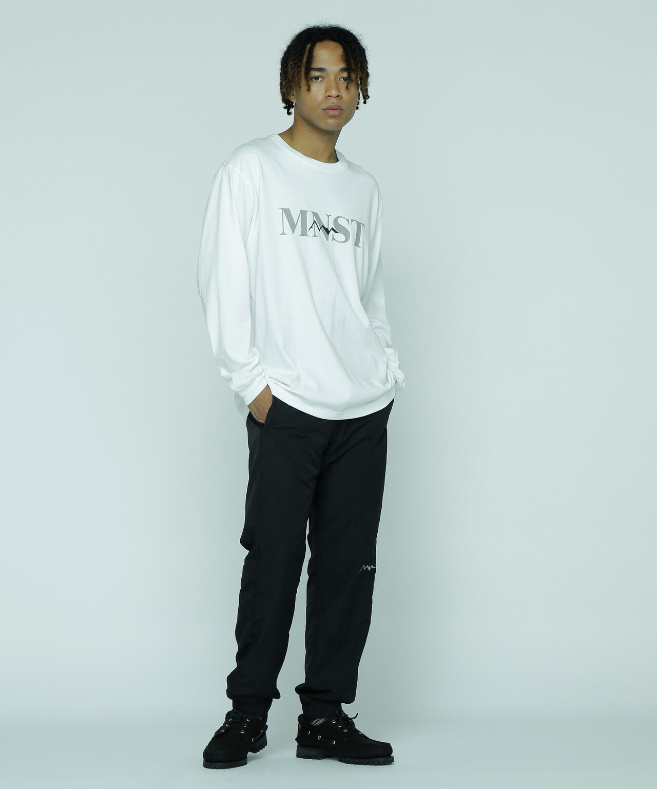 MANASTASH/マナスタッシュ/MNST LOGO L/S TEE/ロゴロングスリーブTシャツ