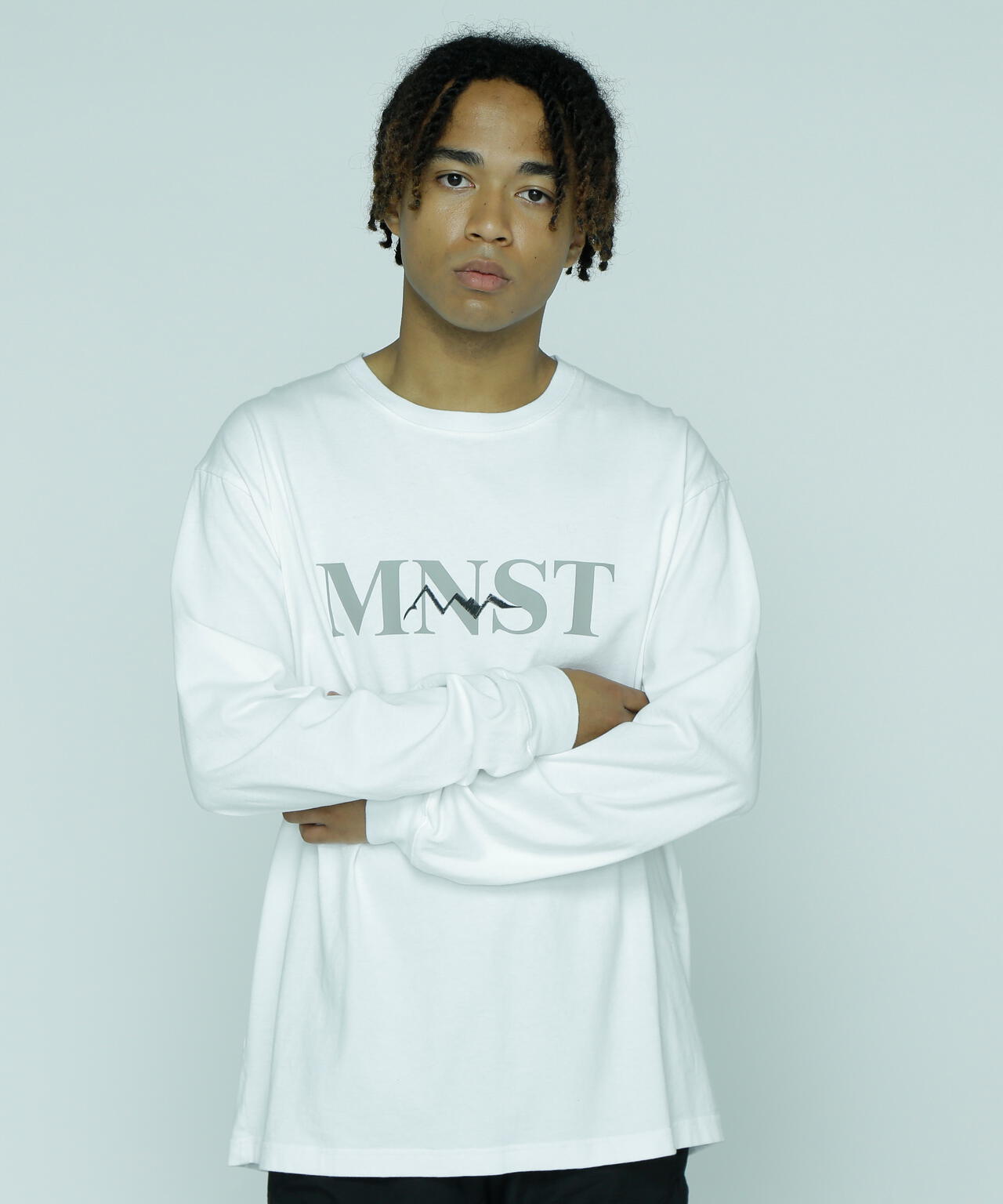 MANASTASH/マナスタッシュ/MNST LOGO L/S TEE/ロゴロングスリーブTシャツ