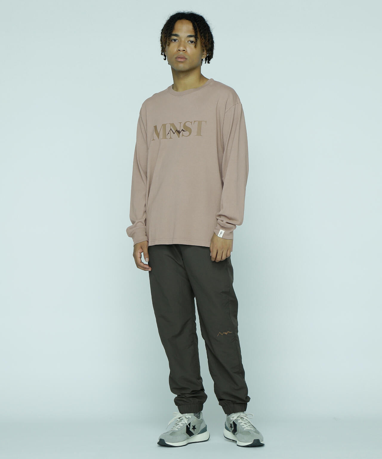 MANASTASH/マナスタッシュ/MNST LOGO L/S TEE/ロゴロングスリーブTシャツ