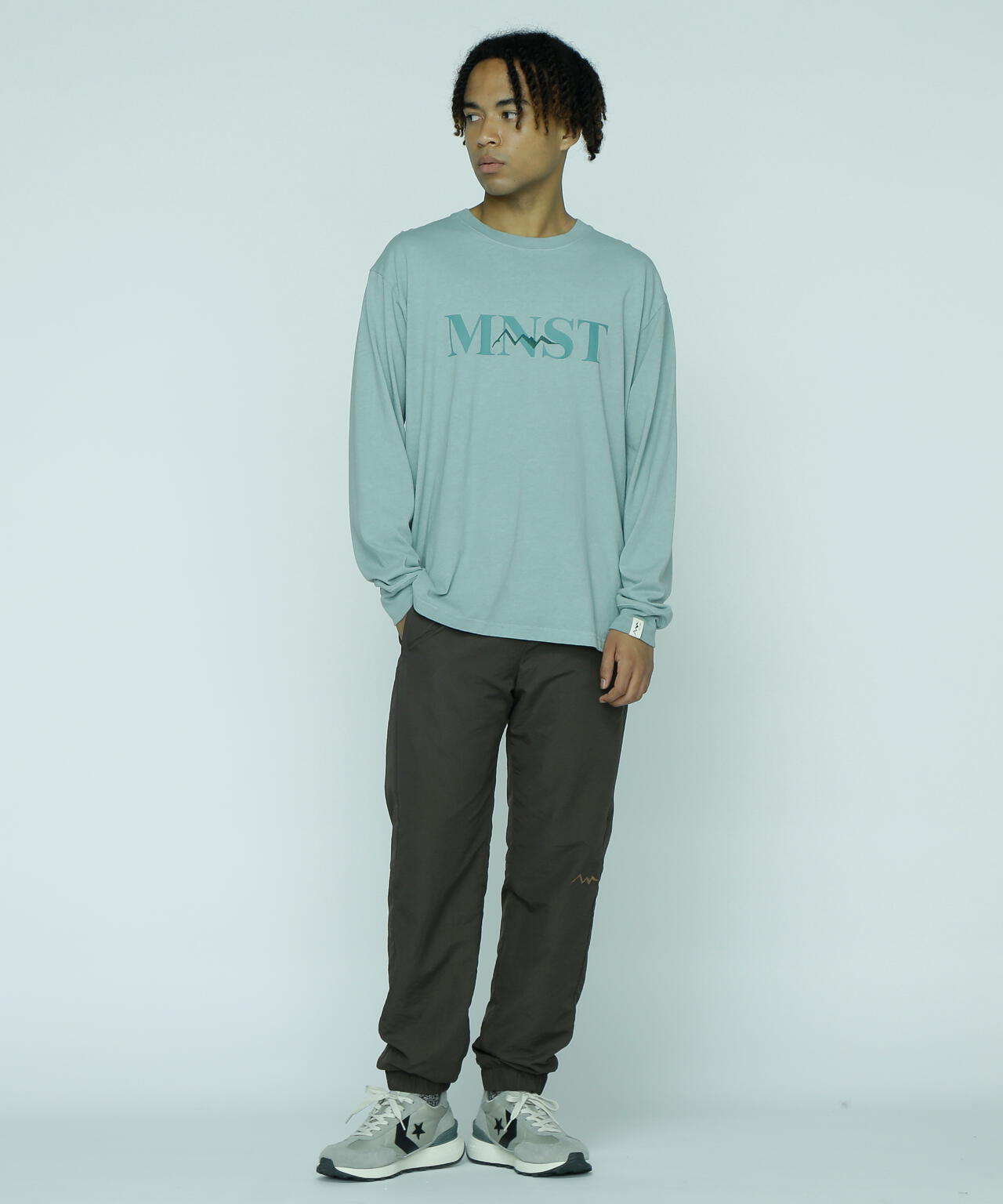 MANASTASH/マナスタッシュ/MNST LOGO L/S TEE/ロゴロングスリーブTシャツ