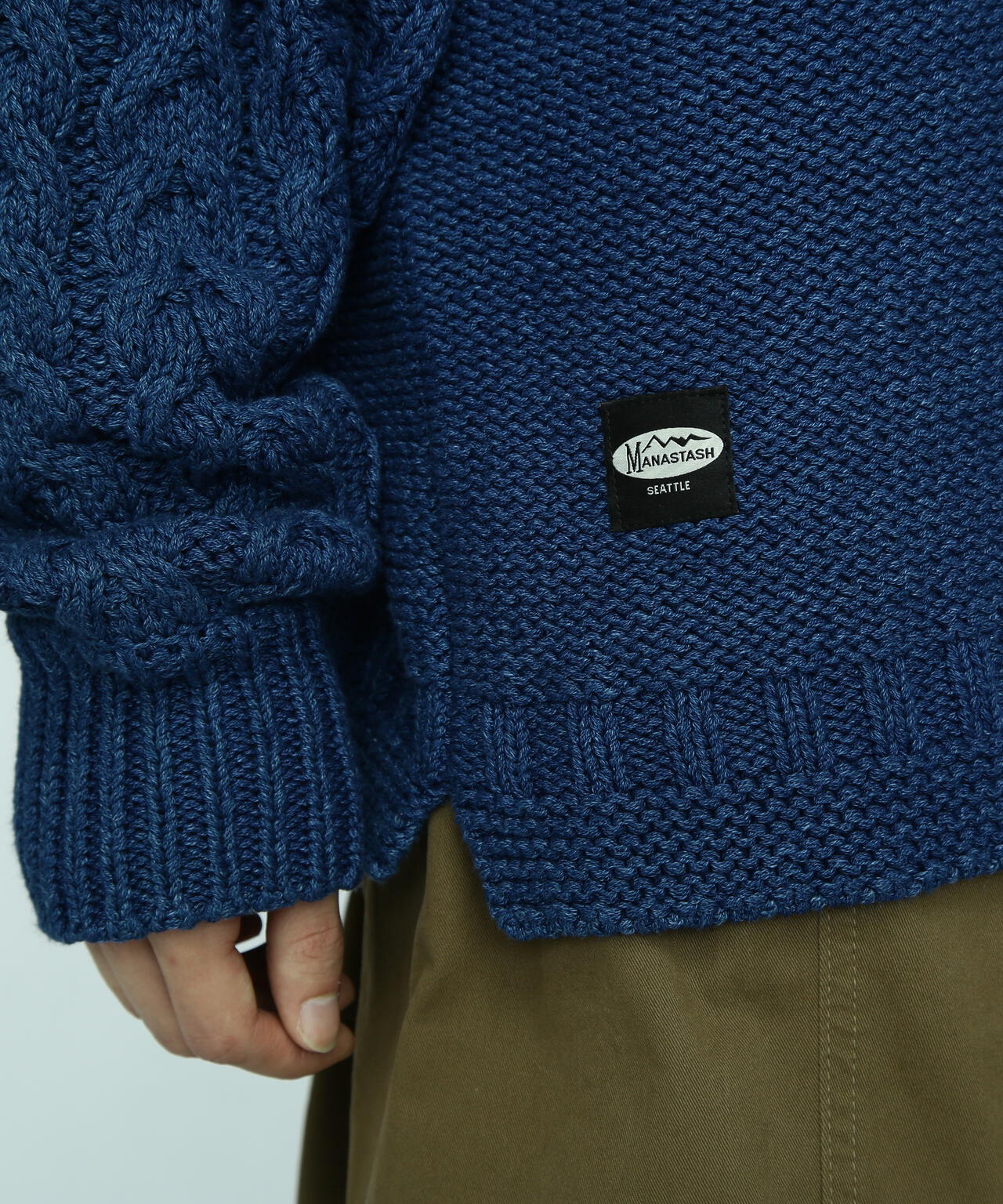 MANASTASH/マナスタッシュ/COTTON GUERNSEY SWEATER/ガンジーセーター