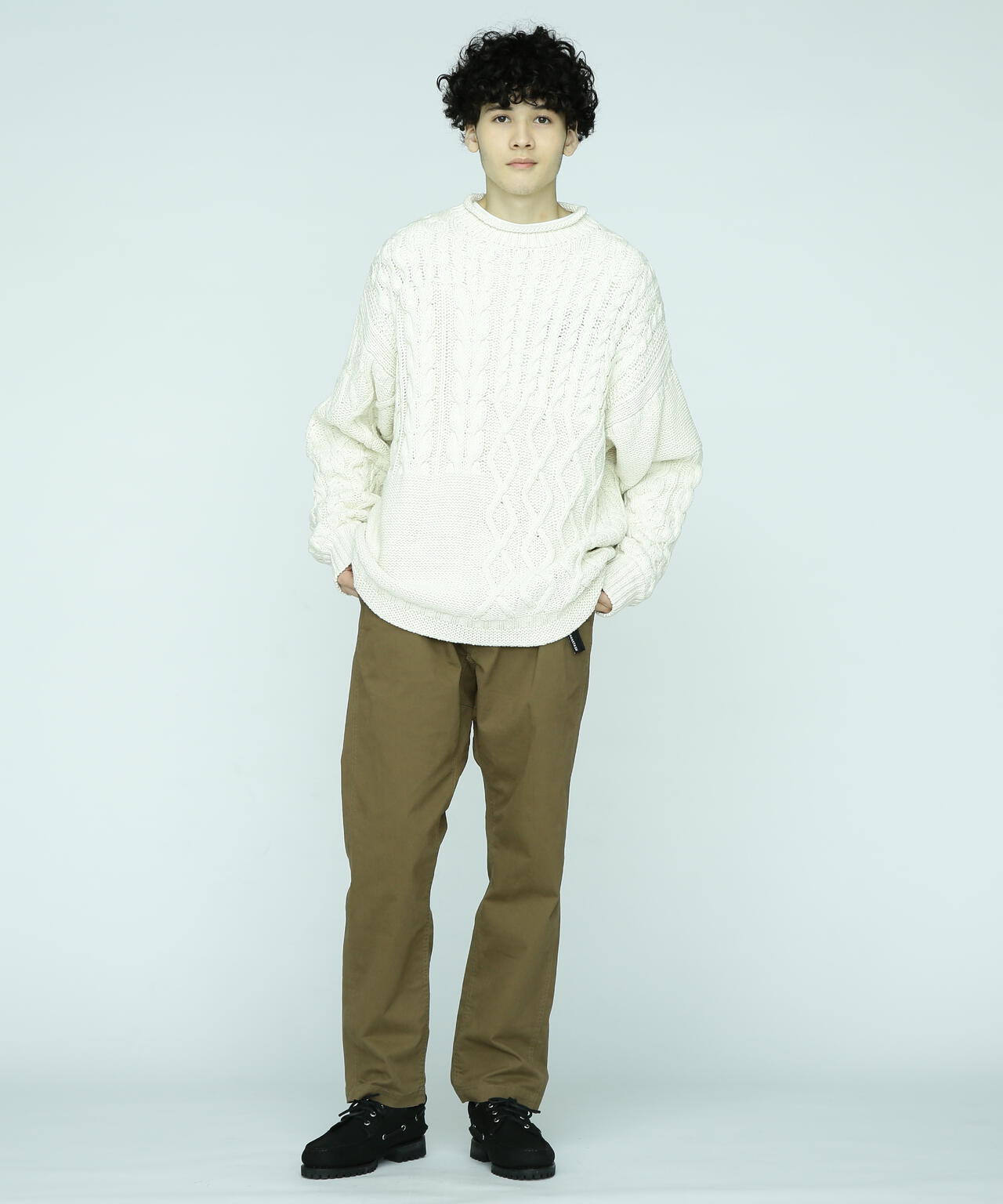 MANASTASH/マナスタッシュ/COTTON GUERNSEY SWEATER/ガンジーセーター