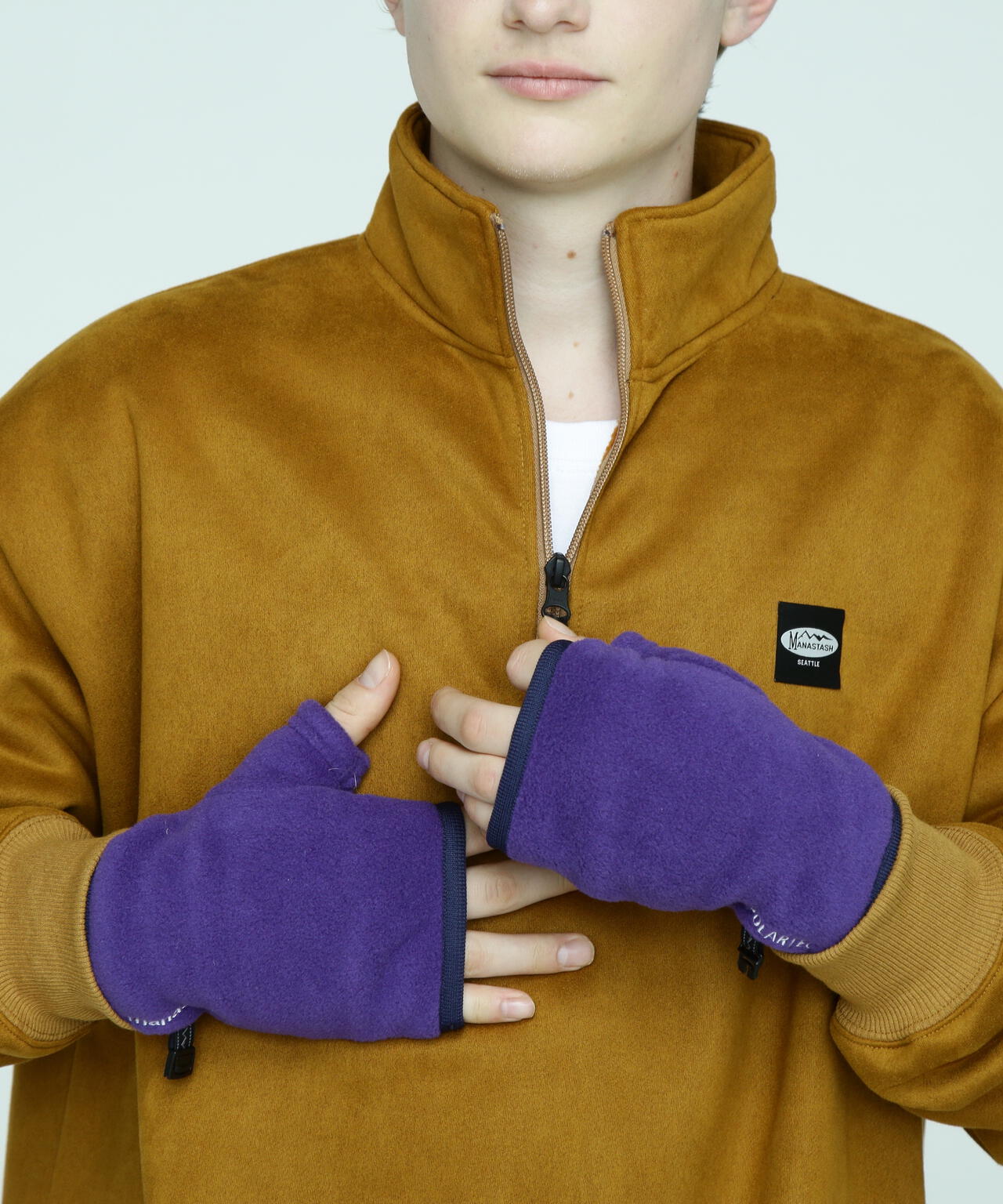 MANASTASH/マナスタッシュ/POLARTEC FINGERLESS GLOVE