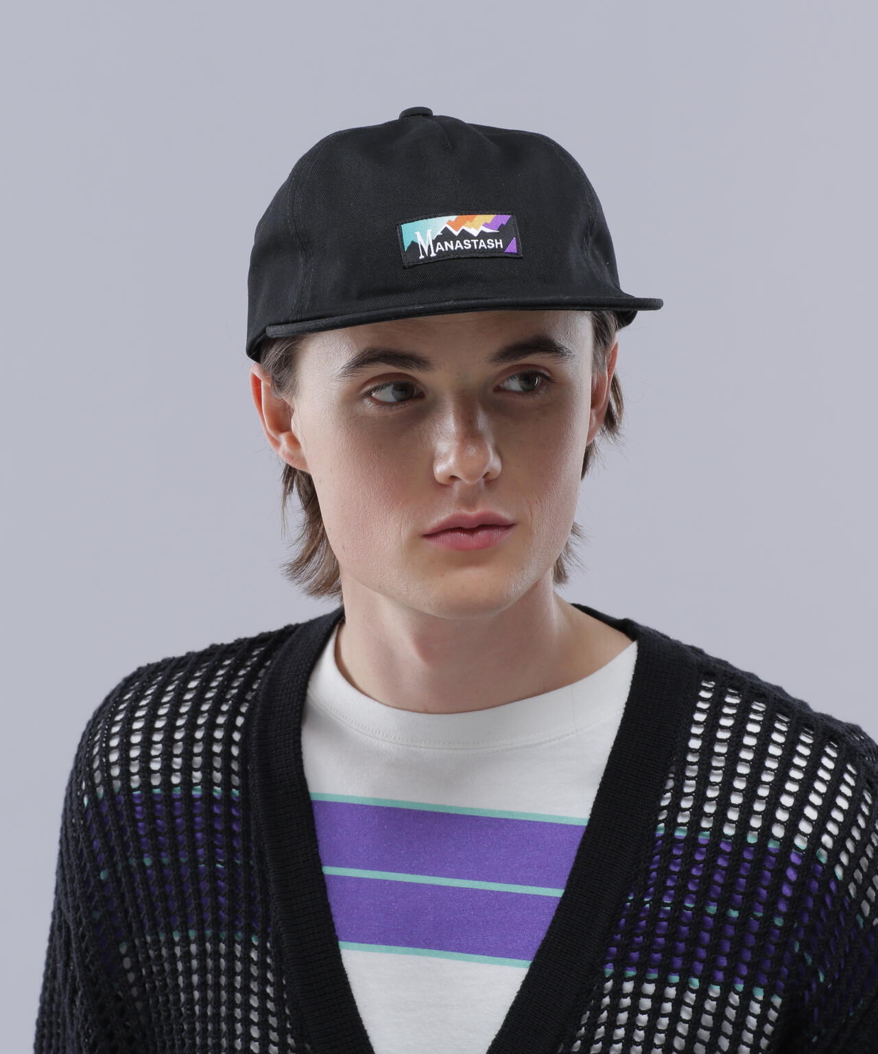MANASTASH/マナスタッシュ/RAINBOW LOGO CAP/レインボーロゴキャップ